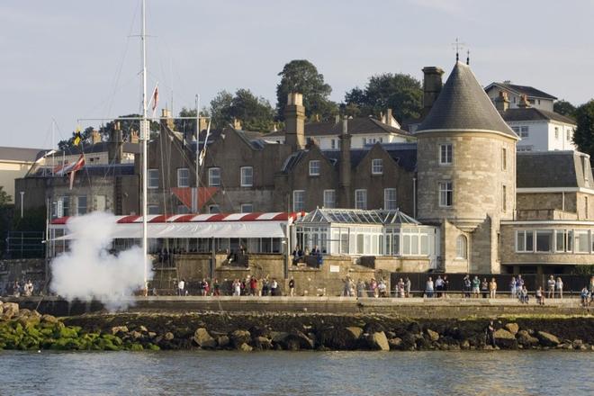 Royal Yacht Squadron Line - RORC De Guingand Bowl Race © RORC